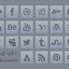 Grey Social Icons Pack