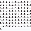 Premium Social Media Glyph Icons