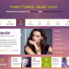Exclusive Freebie: Funky Tunes UI Kit